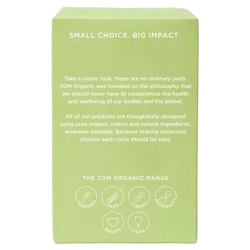 TOM Organic Ultra Thin Pads Regular 10 Pack