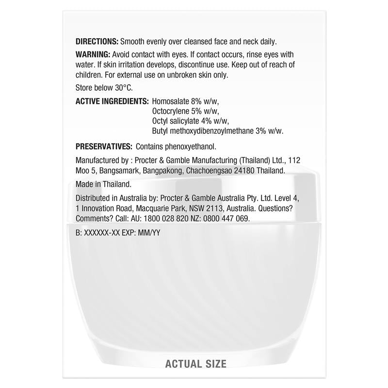 Olay Regenerist Whip UV SPF Face Cream Moisturiser 50g