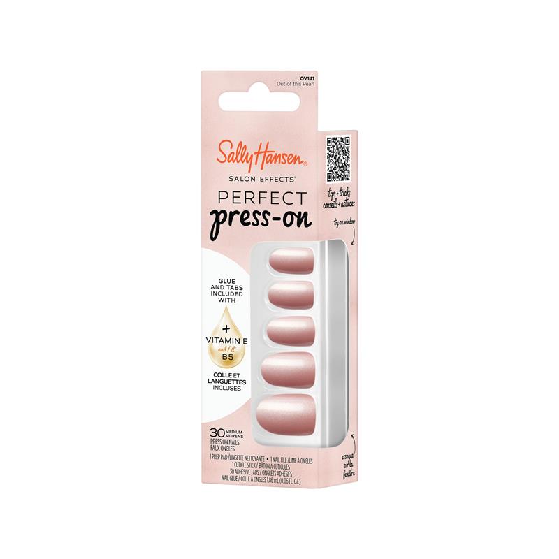 Sally Hansen Salon Effects Perfect Press-On Out Of This Pearl 30 Pieces