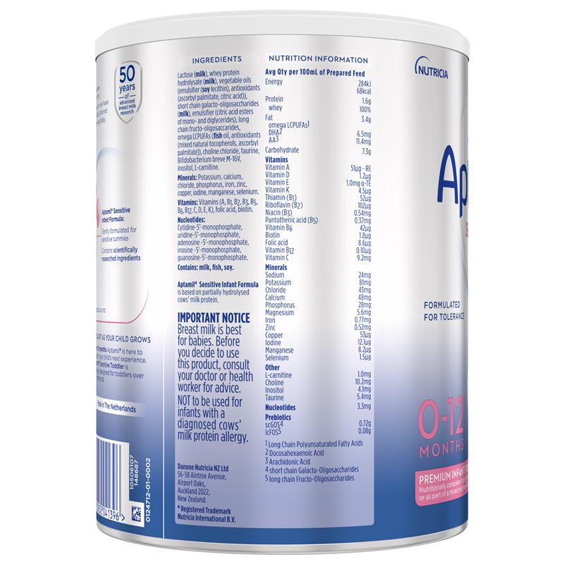 Aptamil Prosyneo Sensitive 0-12 months 900g