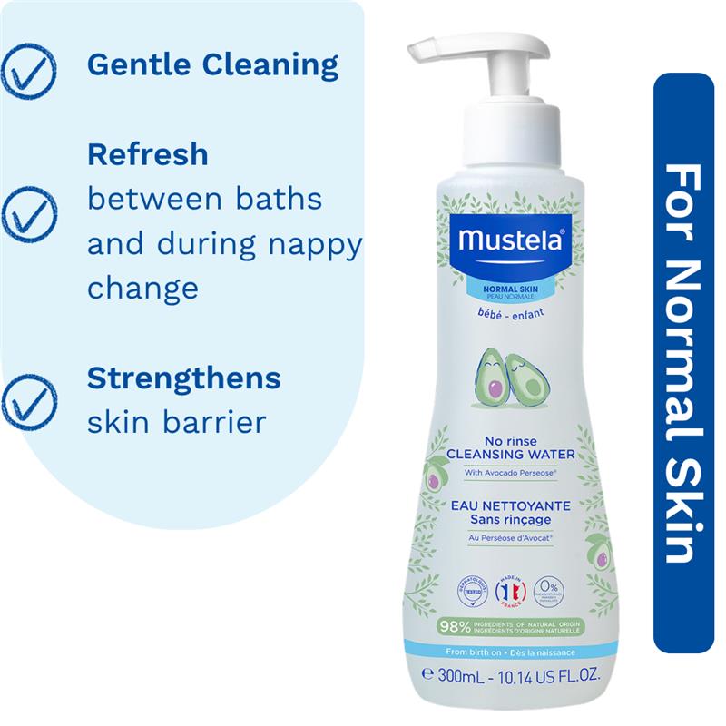Mustela No Rinse Cleansing Water 300ml