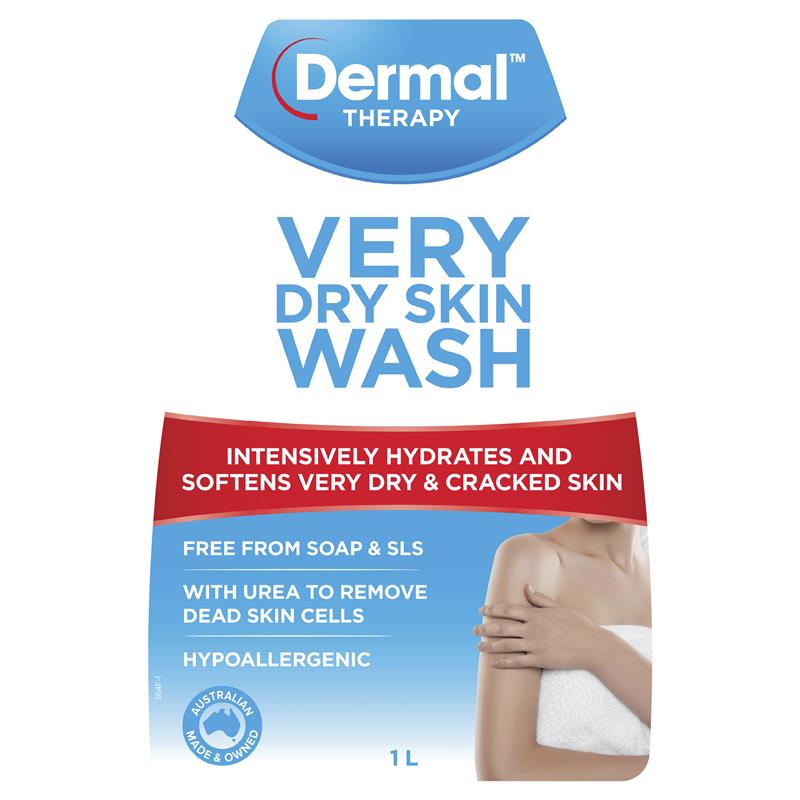 Dermal Therapy Very Dry Skin Wash 1 Litre Exclusive Size