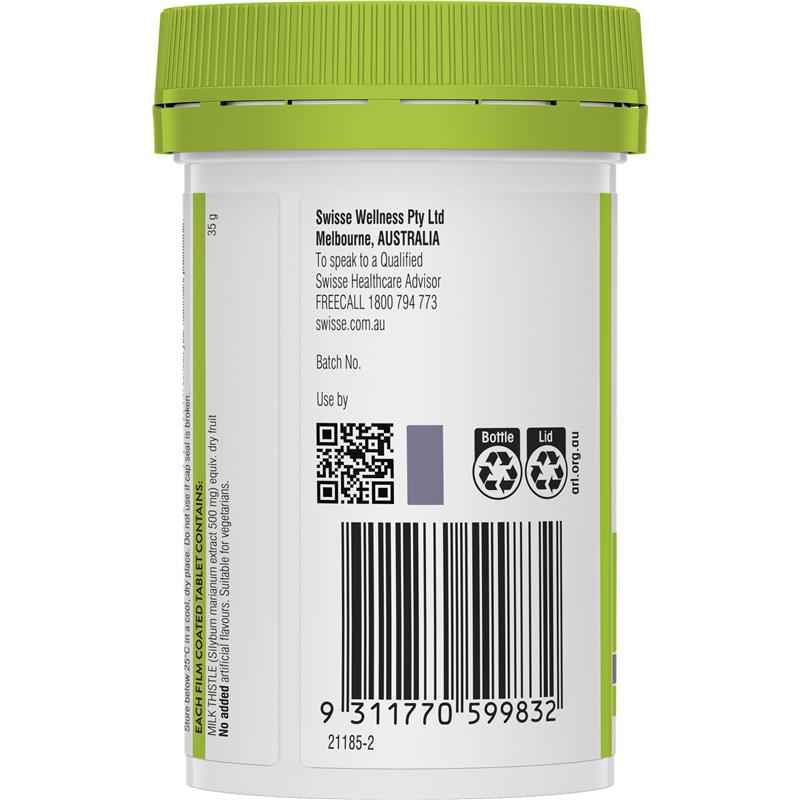 Swisse Milk Thistle 35000mg 60 Tablets