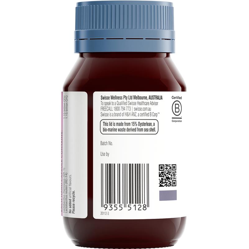 Swisse Ultibiotic Womens Flora Probiotic 30 Capsules