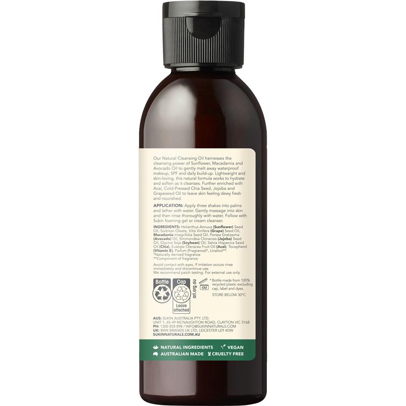 Sukin Signature Natural Cleansing Oil 125ml
