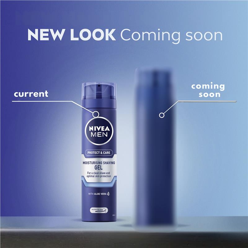 NIVEA MEN Protect & Care Shaving Gel Moisturising 200ml