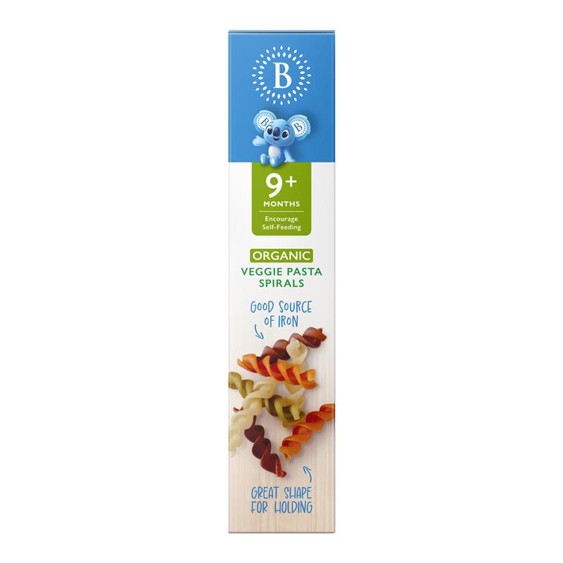 Bellamys Organic Veggie Pasta Spirals 110g