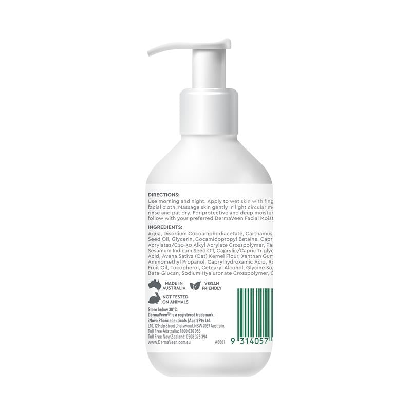DermaVeen Face Ultra Hydrating Cleanser 200ml