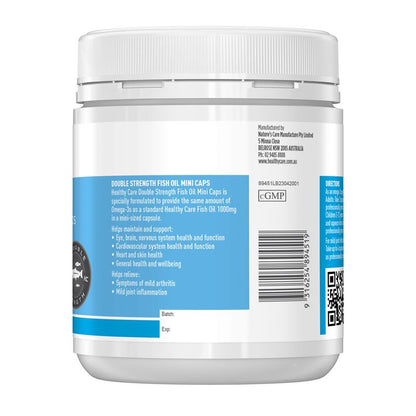 Healthy Care Double Strength Fish Oil Mini 400 Capsules