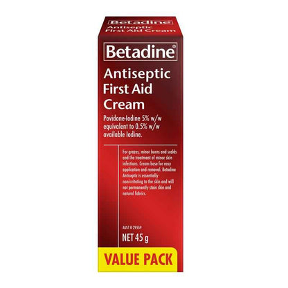 Betadine Antiseptic First Aid Cream 45g