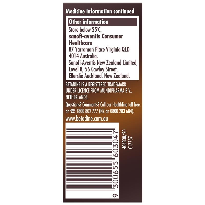 Betadine Antiseptic Topical Solution Liquid 15mL