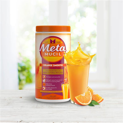 Metamucil Fibre Supplement Smooth Orange 48 Dose 283g