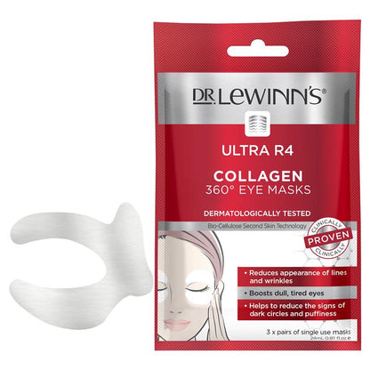 Dr. LeWinn's Plump + Lift Collagen Plumping Eye Mask 3 Pack