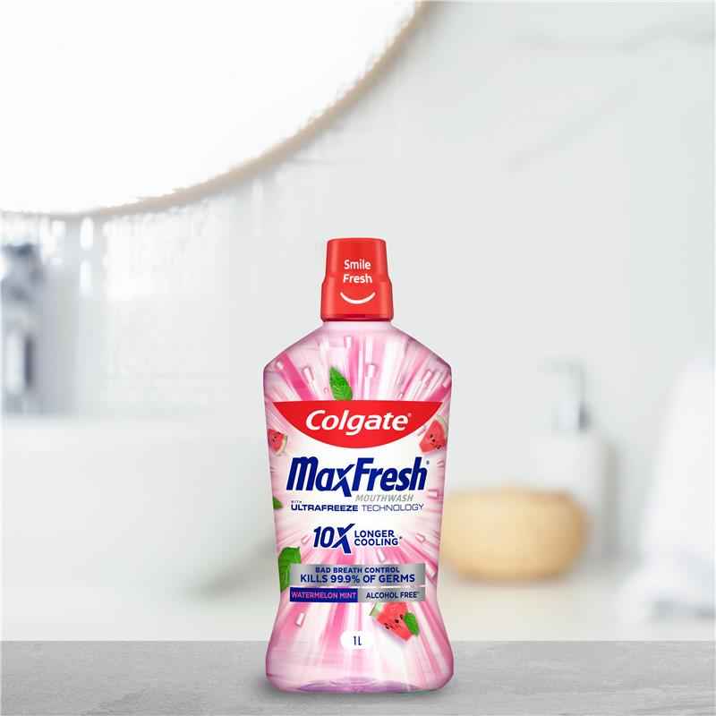 Colgate Mouthwash Max Fresh Watermelon Mint 1L