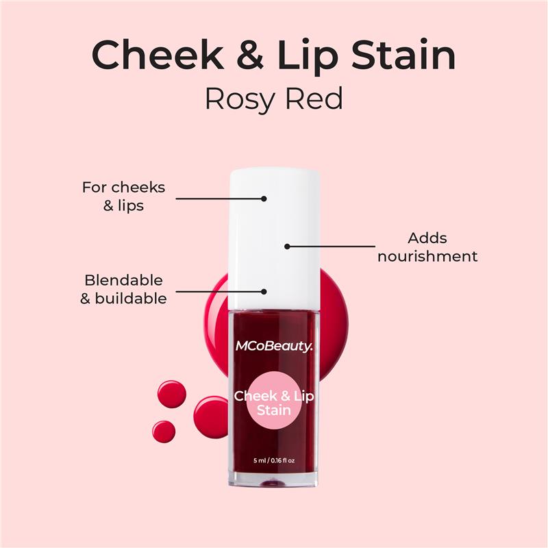 MCoBeauty Cheek & Lip Stain Red - GimmeNow