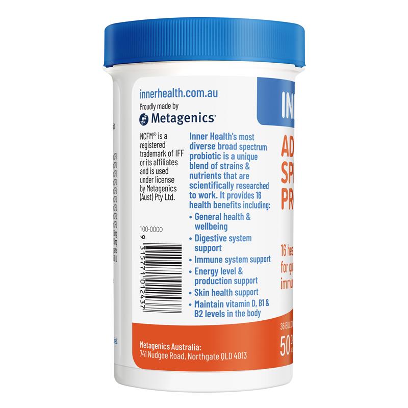 Inner Health Advanced Spectrum Probiotic 50 Capsules