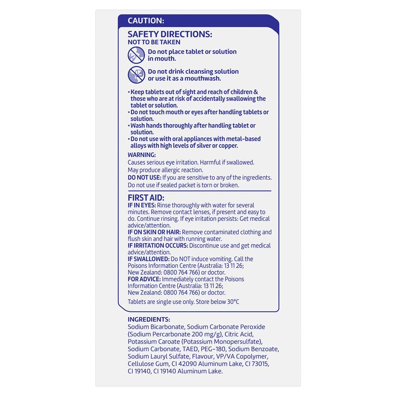 Polident Retainer and Mouthguard Cleanser 108 Tablets Exclusive Size