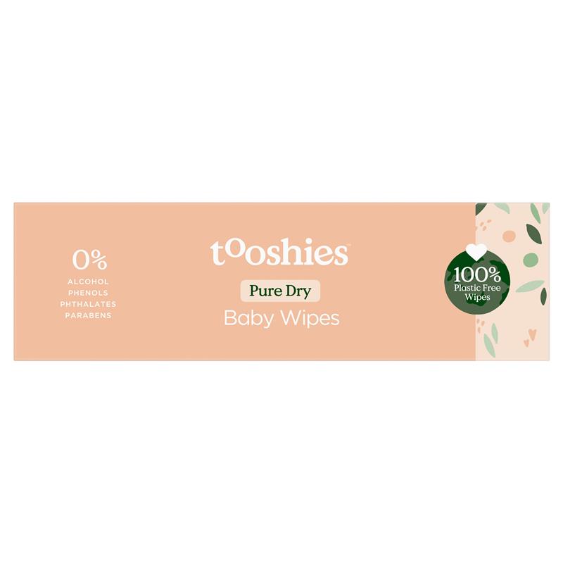 Tooshies Dry Wipes 70 pack