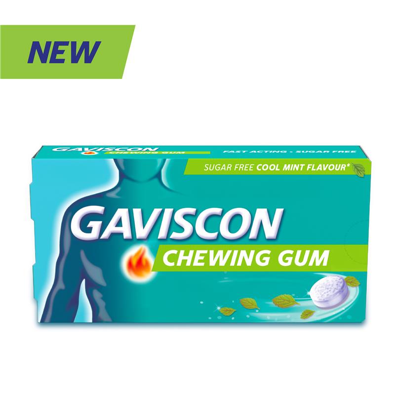 Gaviscon Chewing Gum Cool Mint 20 Gums - GimmeNow