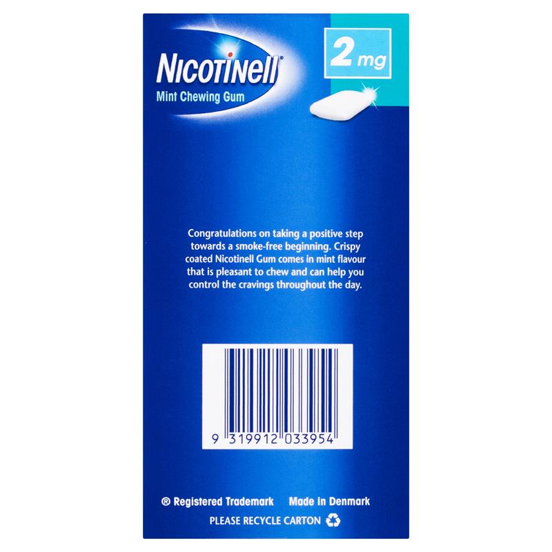 Nicotinell Chewing Gum 2mg Mint 96