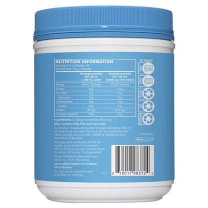 Vital Proteins Collagen Peptides Powder Unflavoured 567g Exclusive Size