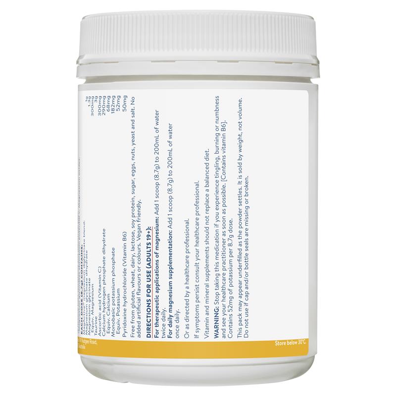 Ethical Nutrients Mega Magnesium 450g Powder Raspberry