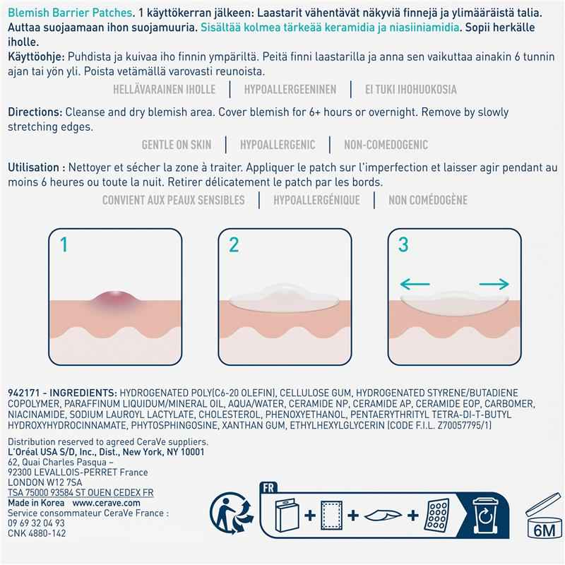 Cerave Blemish Barrier Patches