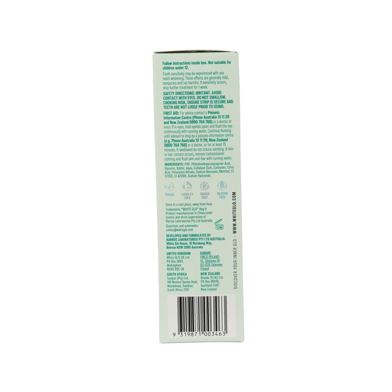 White Glo Purple Teeth Whitening Strips 20 Strips