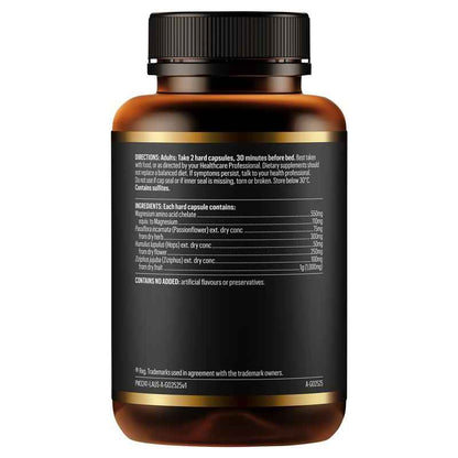 Go Healthy Magnesium Sleep 120 Vege Capsules Exclusive Size