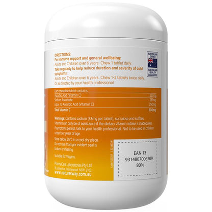Nature's Way Vitamin C 500mg 300 Tablets