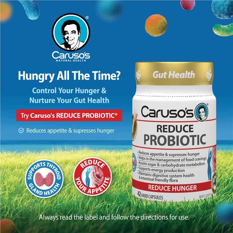 Carusos Reduce Probiotic 42 Capsules