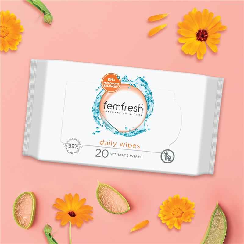 Femfresh Feminine Wipes 20