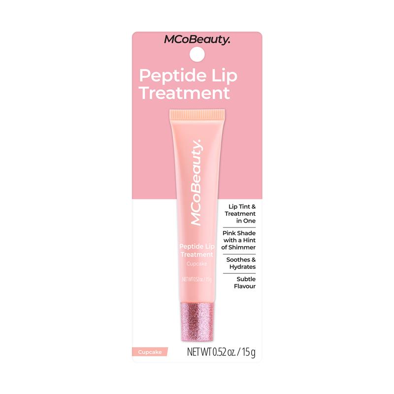 MCoBeauty Peptide Lip Treatment Cupcake Shimmer