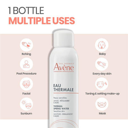 Avene Thermal Spring Water 300ml - Mist for Sensitive skin - GimmeNow