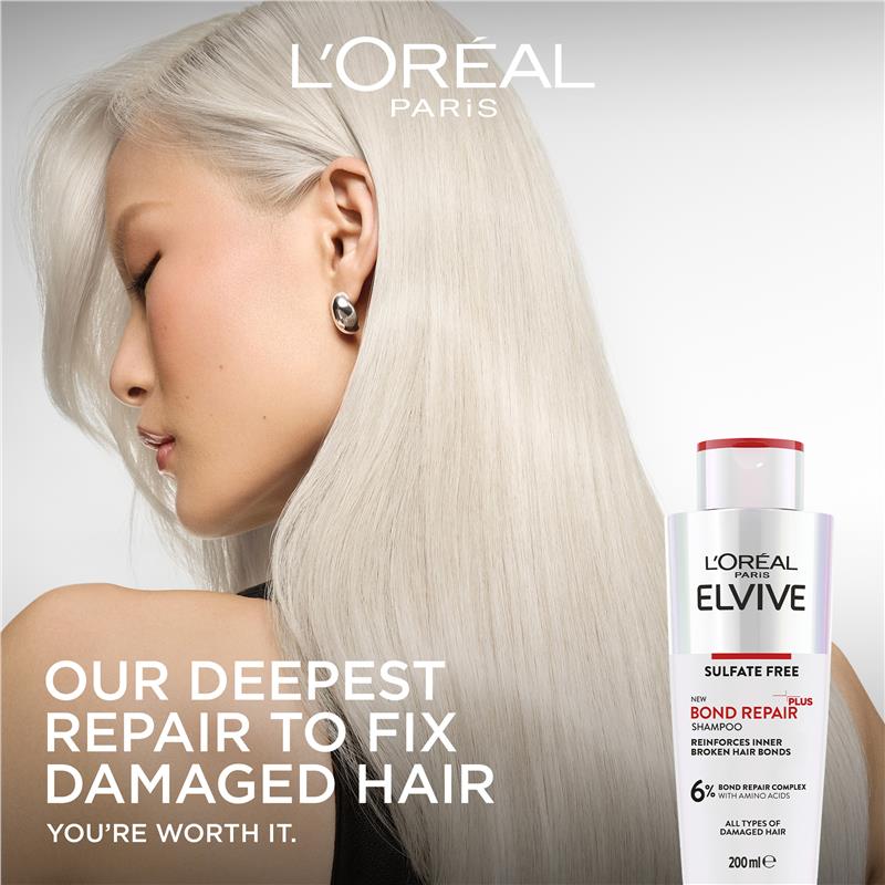 L'Oreal Paris Elvive Bond Repair Shampoo 200ml
