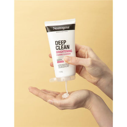 Neutrogena Deep Clean Brightening Foaming Cleanser 150g - GimmeNow