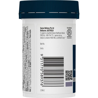 Swisse Mens Multivitamin 65+ 60 Tablets