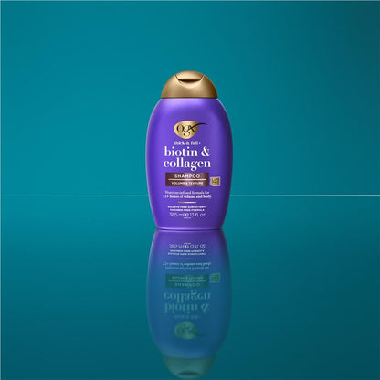 Ogx Thick & Full + Volumising Biotin & Collagen Shampoo For Fine Hair 385mL