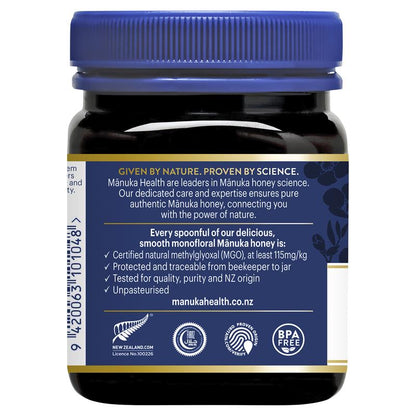 Manuka Health MGO115+ UMF6 Manuka Honey 250g (NOT For sale in WA)