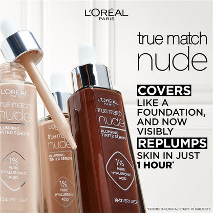 L'Oreal Paris True Match Nude Plumping Tinted Serum 3-4 Light Medium