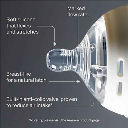 Baby Bottle Teats, Vari Flow, Pack of 2