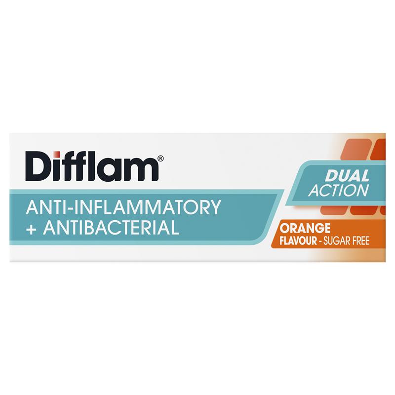 Difflam Sore Throat Sugar Free Orange 16 Lozenges