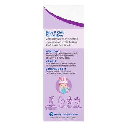 Brauer Children's Runny Nose Relief 100ml