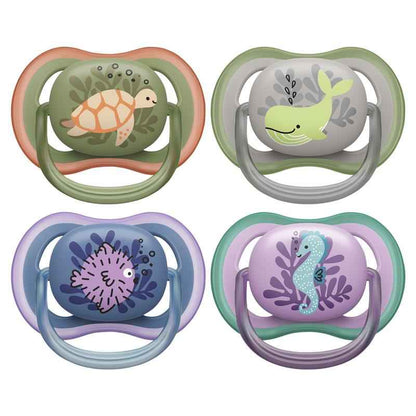 Avent Ultra Air Soother 6-18 Months Deco Mixed 2 Pack