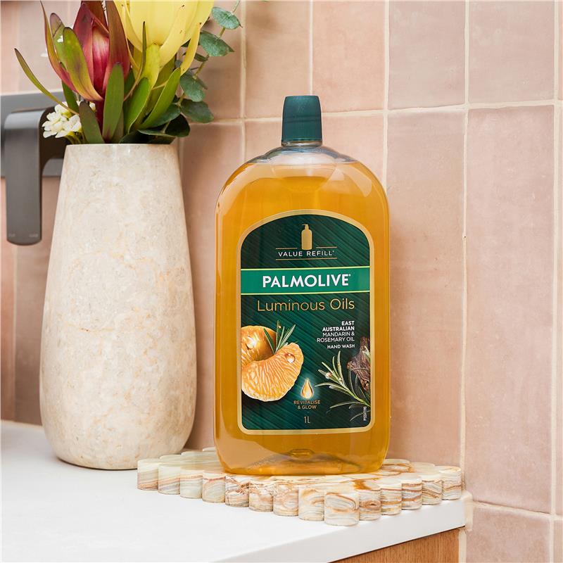 Palmolive Luminous Oils Hand Wash Refill Mandarin & Rosemary Oil 1L