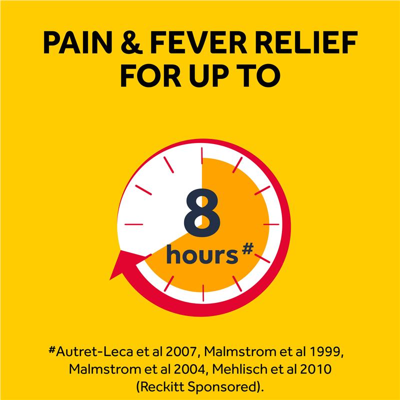 Nurofen For Children 3 months - 5 years Pain and Fever Relief 100mg/5mL Ibuprofen Orange 200mL