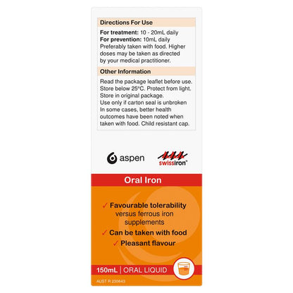 Maltofer Oral Iron Syrup 150ml Oral Liquid
