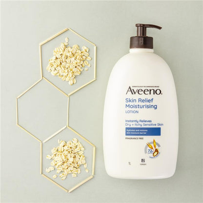Aveeno Skin Relief Fragrance Free Moisturising Body Lotion 1L