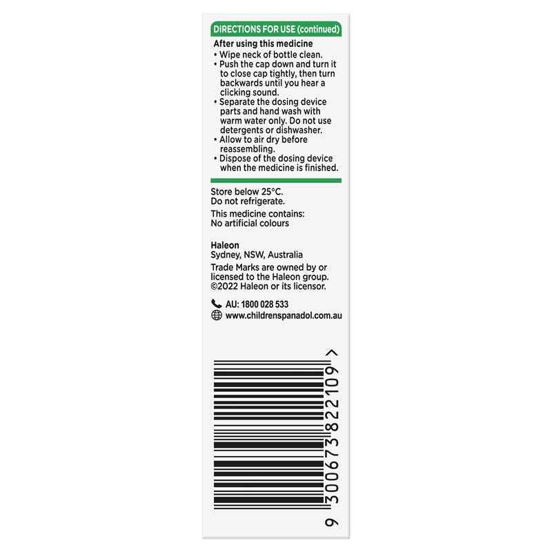 Panadol Children 1 Month – 1 Year Baby Drops with Dosing Device Fever and Pain Relief 20ml