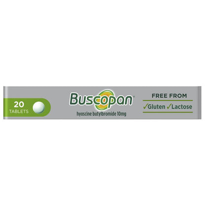 Buscopan Stomach Cramps Pain Relief 10mg Tablets 20 Pack